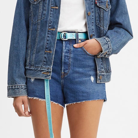 LEVI’S RIBCAGE HIGH RISE SHORTS  W25 - Picture 2 of 10